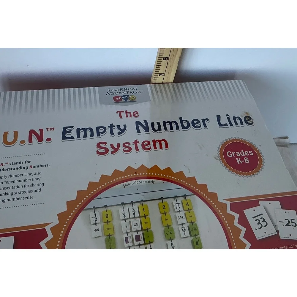 Learning Advantage F.U.N. Empty Number Line System Math Manipulative Grades‎ K-8